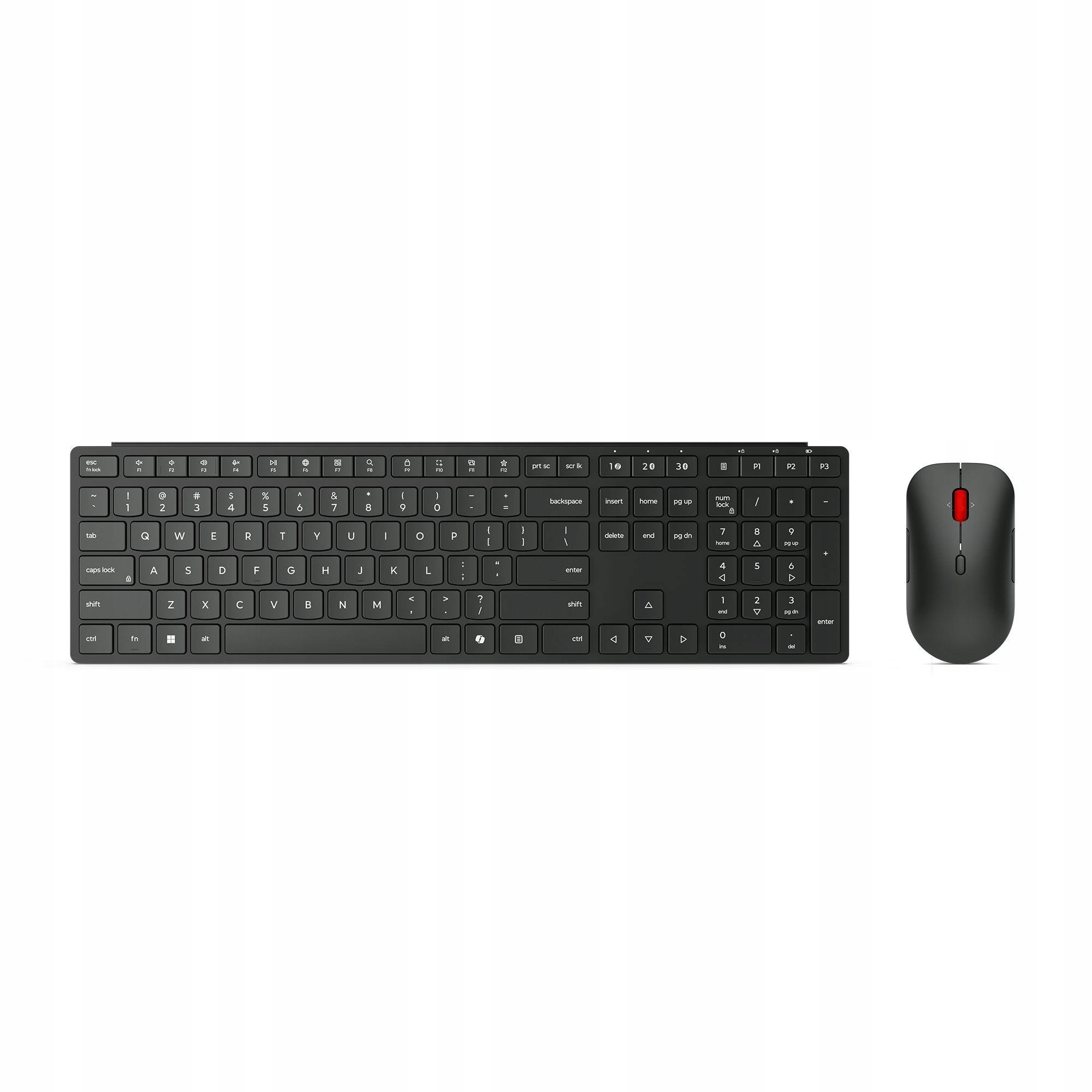 Lenovo Wireless Multi-Mode Pro Combo 6000 klawiatura i mysz czarna