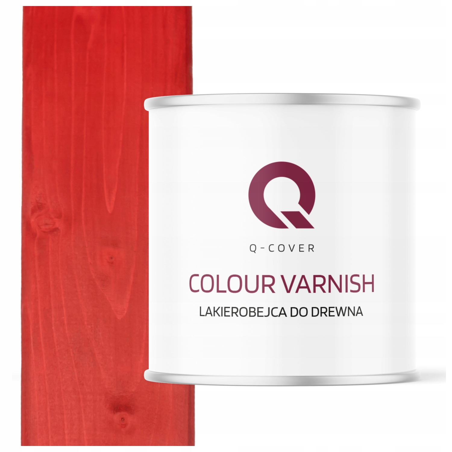 Lakovač Na Dřevo 3V1 Extra Lazura Polomatný Červený 2,5 L Ochranný
