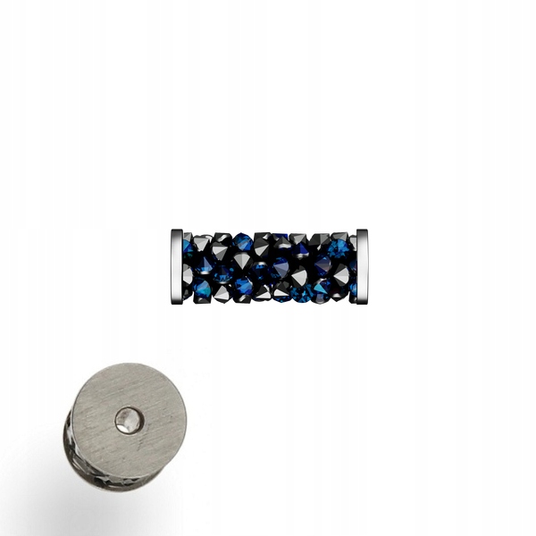 5950 MM 15 Swarovski Fine Rocks Tube Bermuda Blue