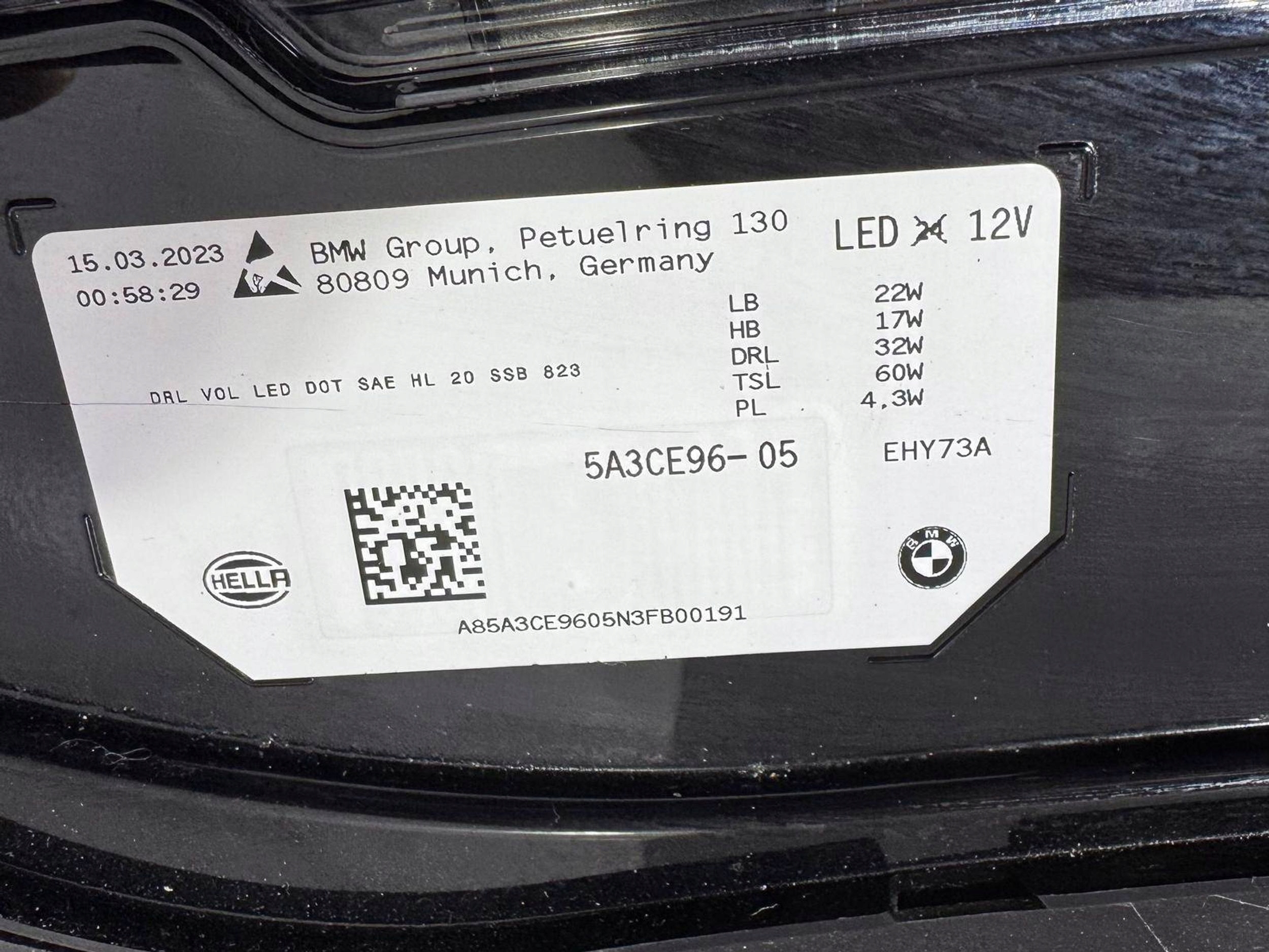 Frontscheinwerfer BMW iX I20 5A3CE96 LED Rechts Scheinwerfer Headlight - Thumbnail 8