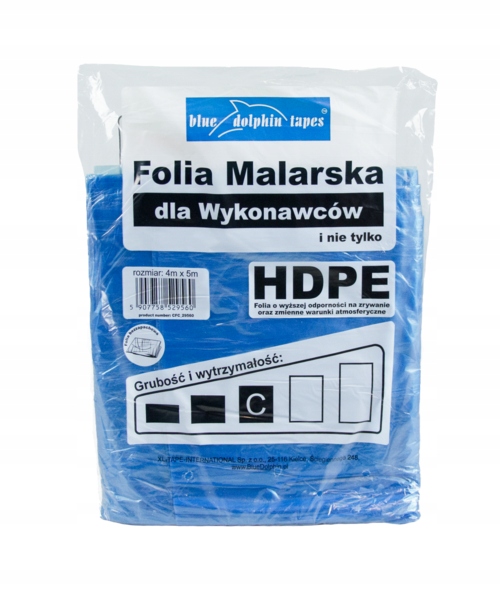 

Folia Malarska dla Wykonawców C* 4mx5m 30