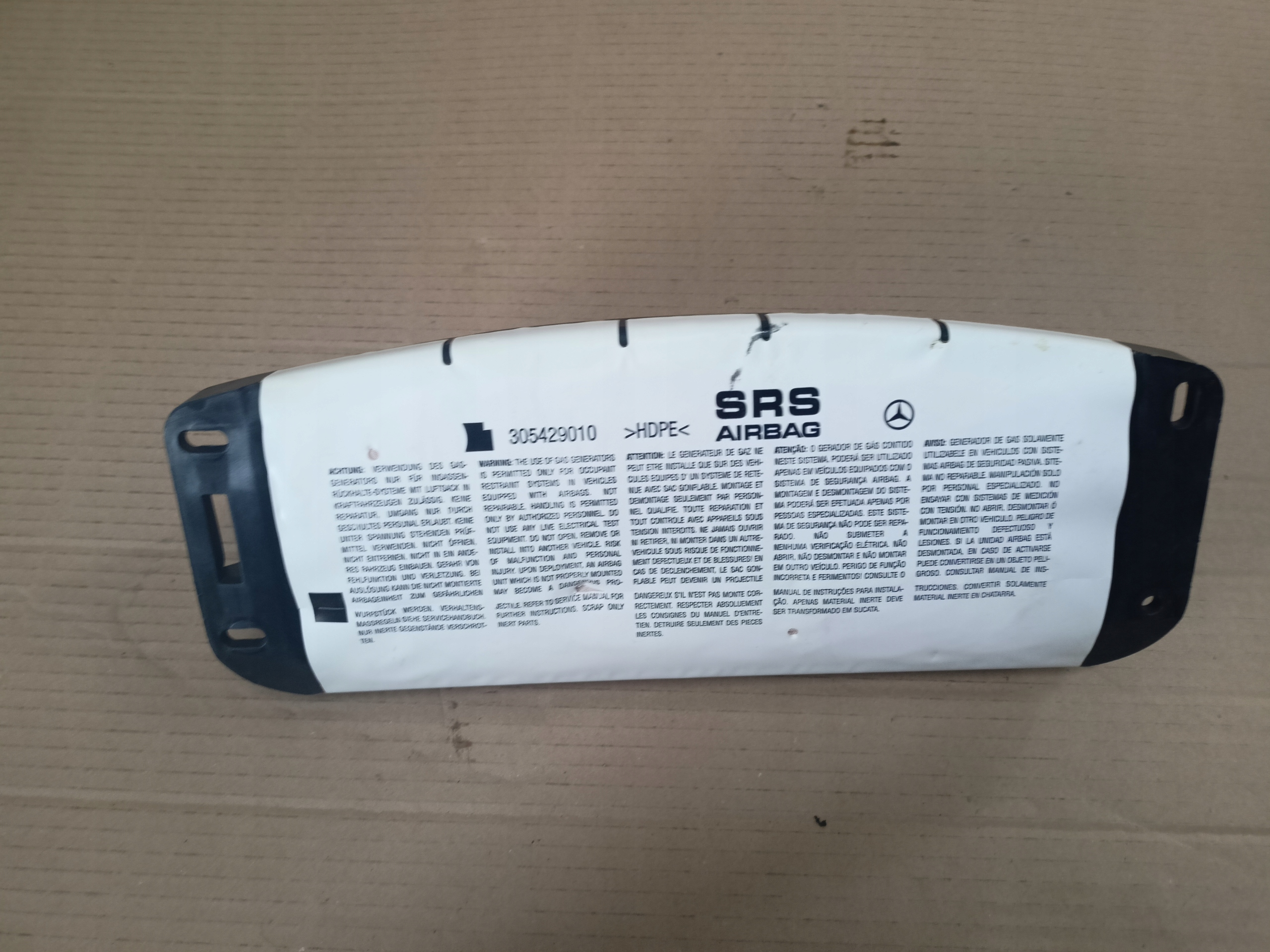 MERCEDES W204 passenger airbag 305429010