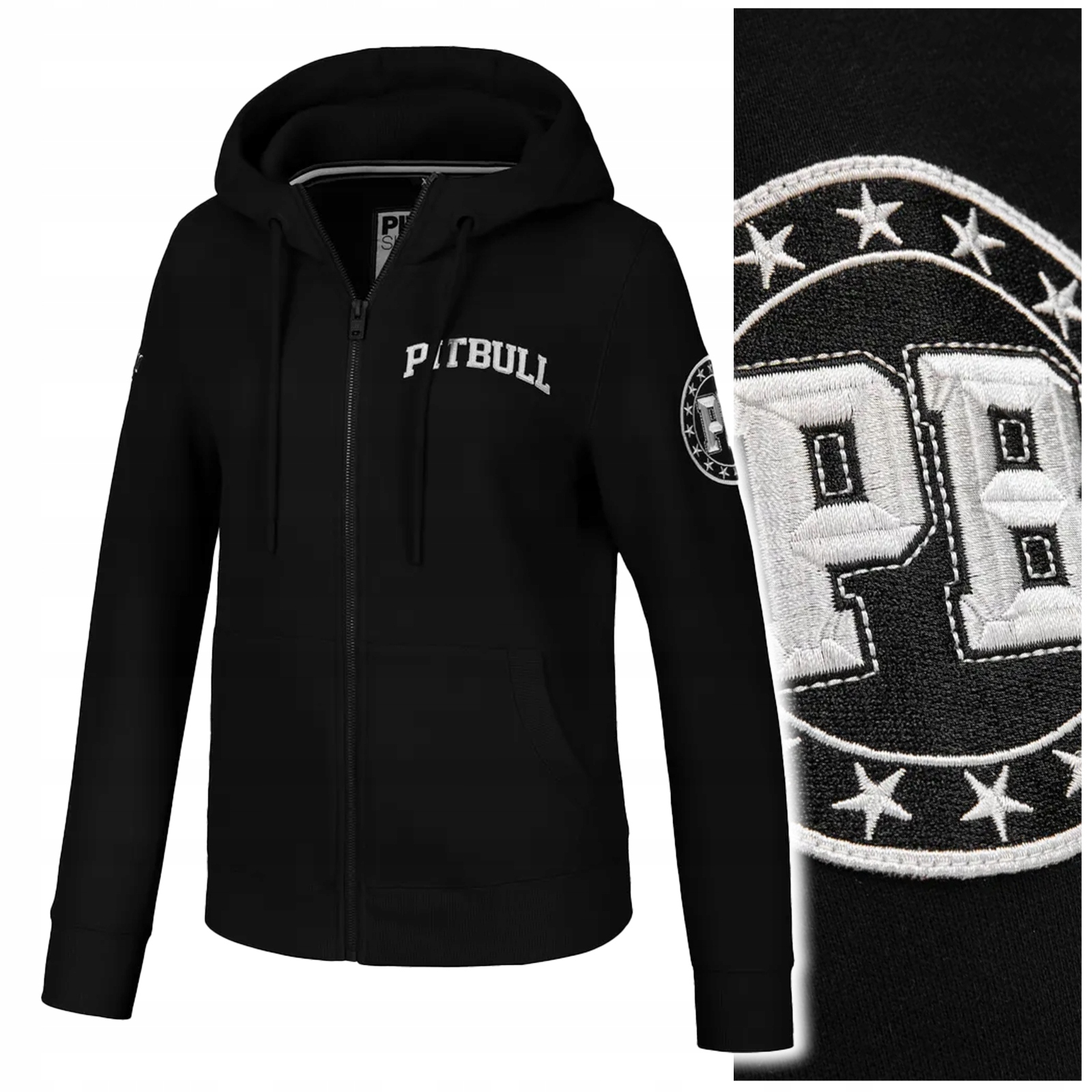 Mikina s kapucí s kapucí černá vel.