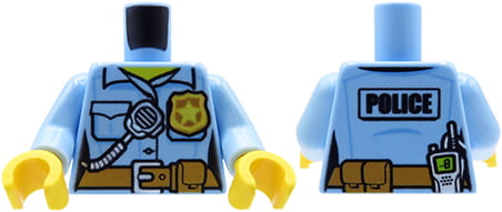 

Lego tors figurki policjant mundur policyjny