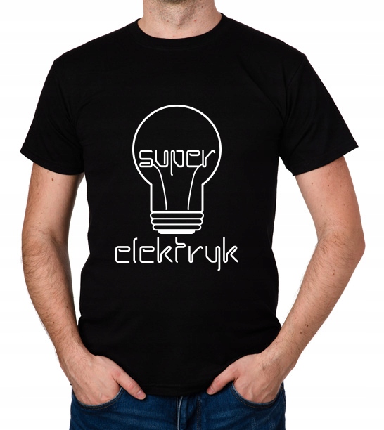 

koszulka Super Elektryk Elektryka Pomysł prezent