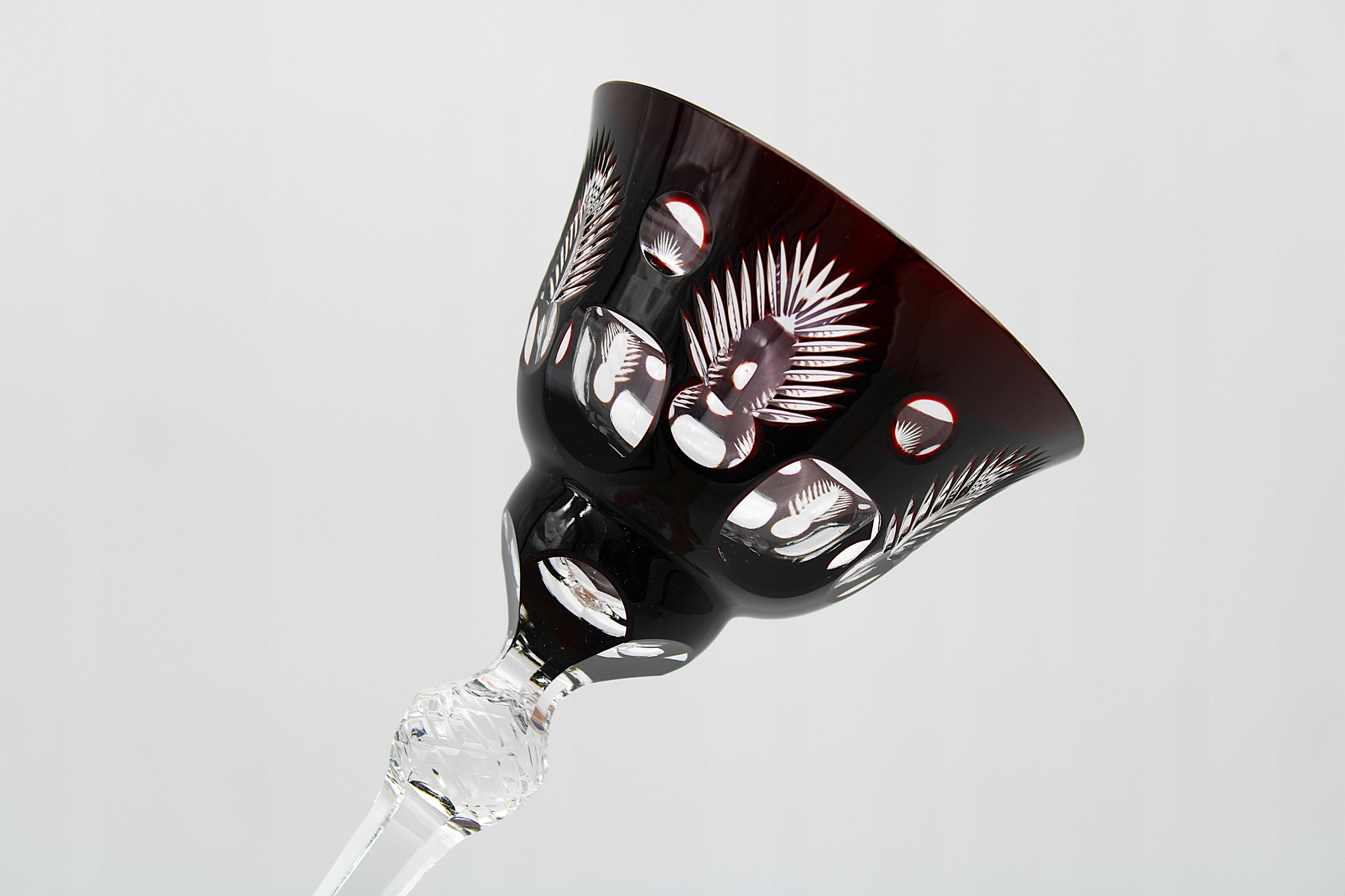 СТАРЫЙ БОКАЛ ДЛЯ ВИНА РУЧНОЙ РАБОТЫ