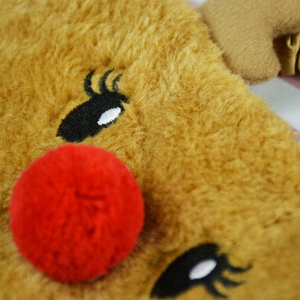 OPASKA NA OCZY DO SPANIA MASKA ZACIEMNIAJĄCA PLUSZOWA JELONEK MIŁA PODRÓŻY Płeć uniseks