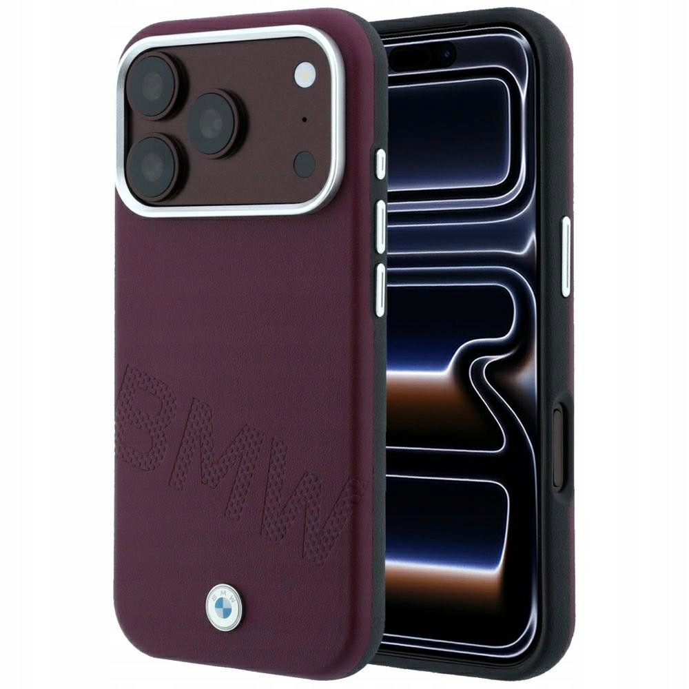 Pouzdro Bmw Sign Inclined Deboss Letters MagSafe pro Apple iPhone 14 Pro Max