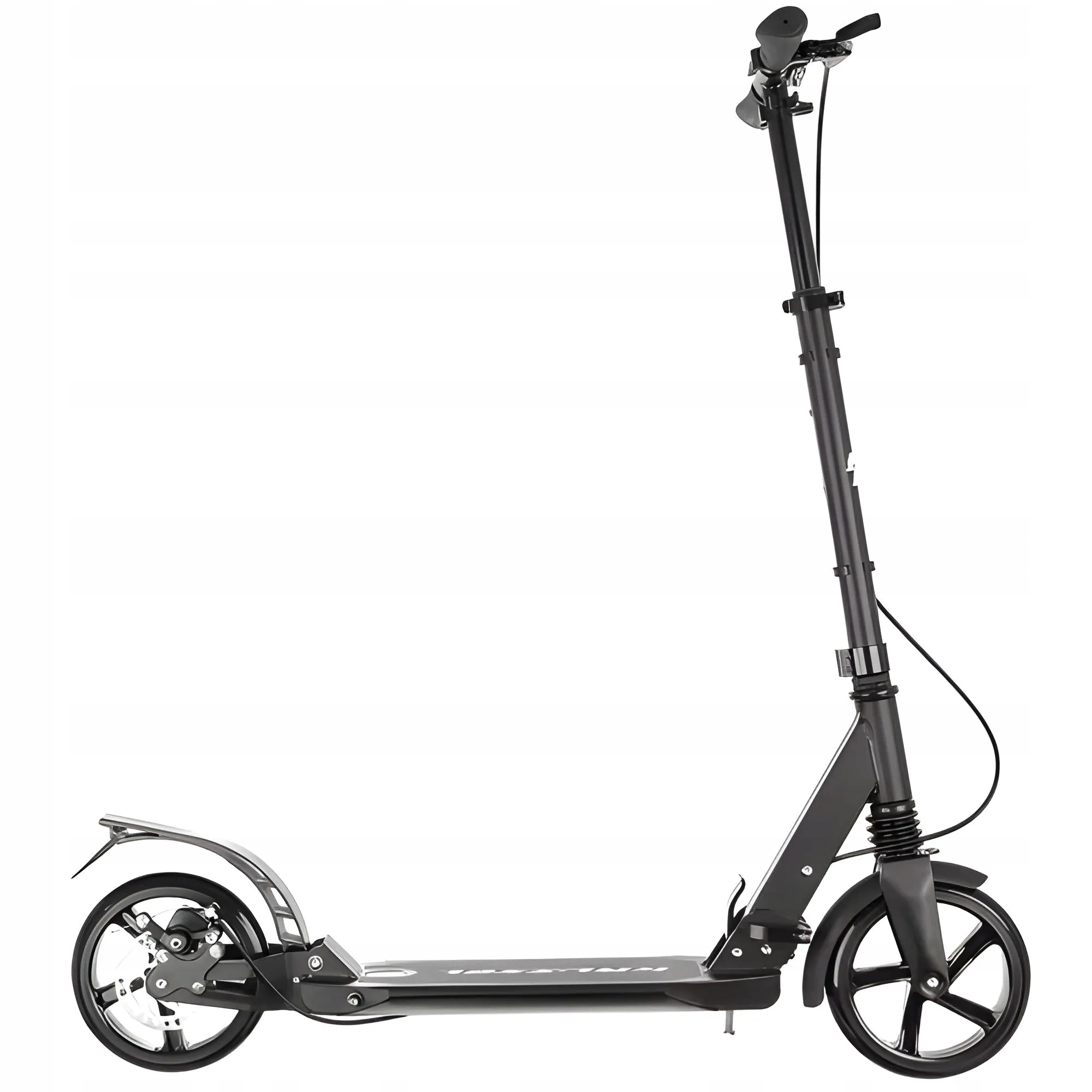 DUŻA HULAJNOGA MIEJSKA SKŁADANA ZE STOPKĄ HAMULEC GUMOWE KOŁA ABEC-9 100kg Hamulec tak