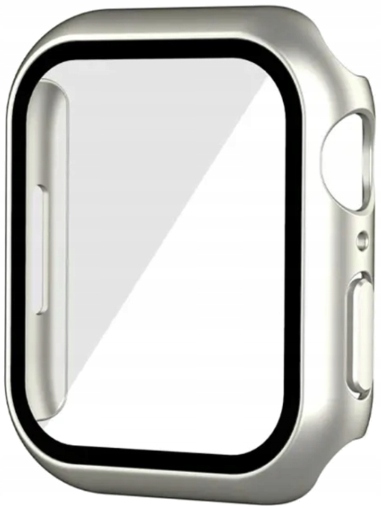 CASE ETUI + SZKŁO 2w1 DO APPLE WATCH 4/5/6/SE 40MM |NAKŁADKA OBUDOWA|KOLORY Kolor bezbarwny