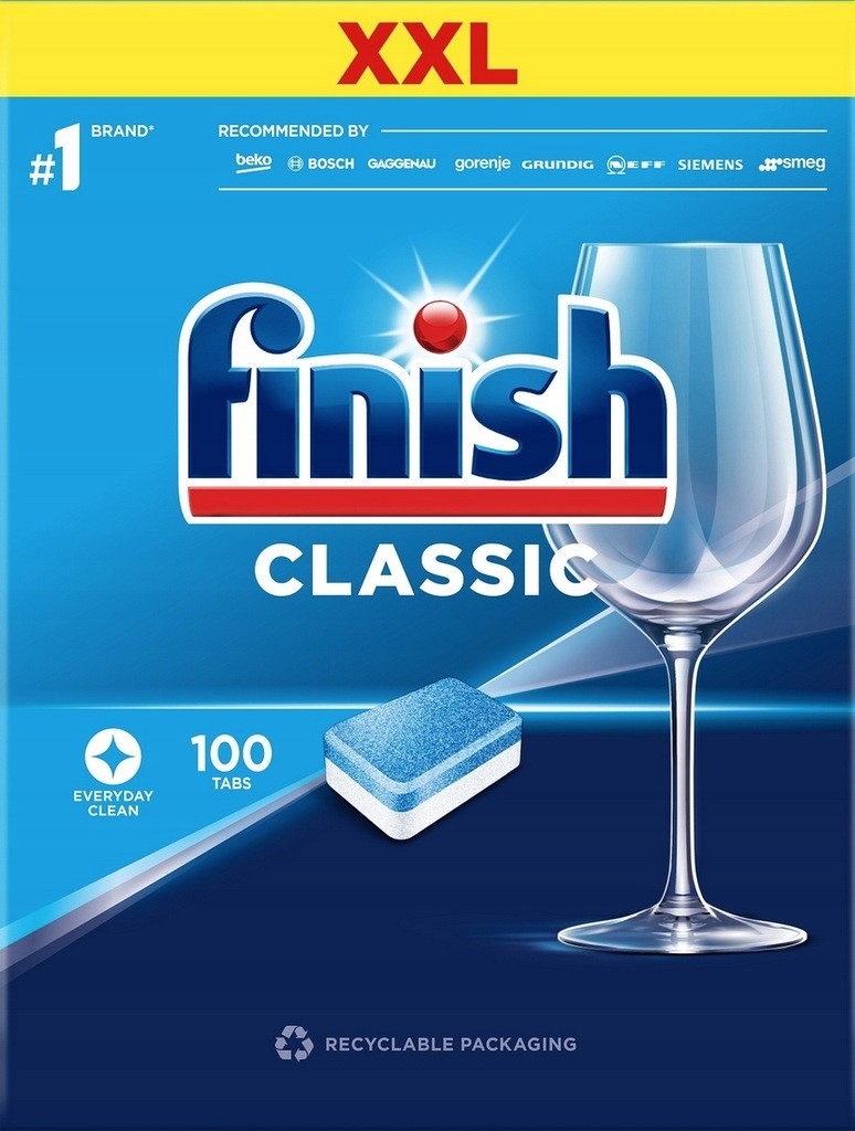 FINISH CLASSIC 100 SZT XXL ТАБЛЕТКИ ДЛЯ ВАРКИ