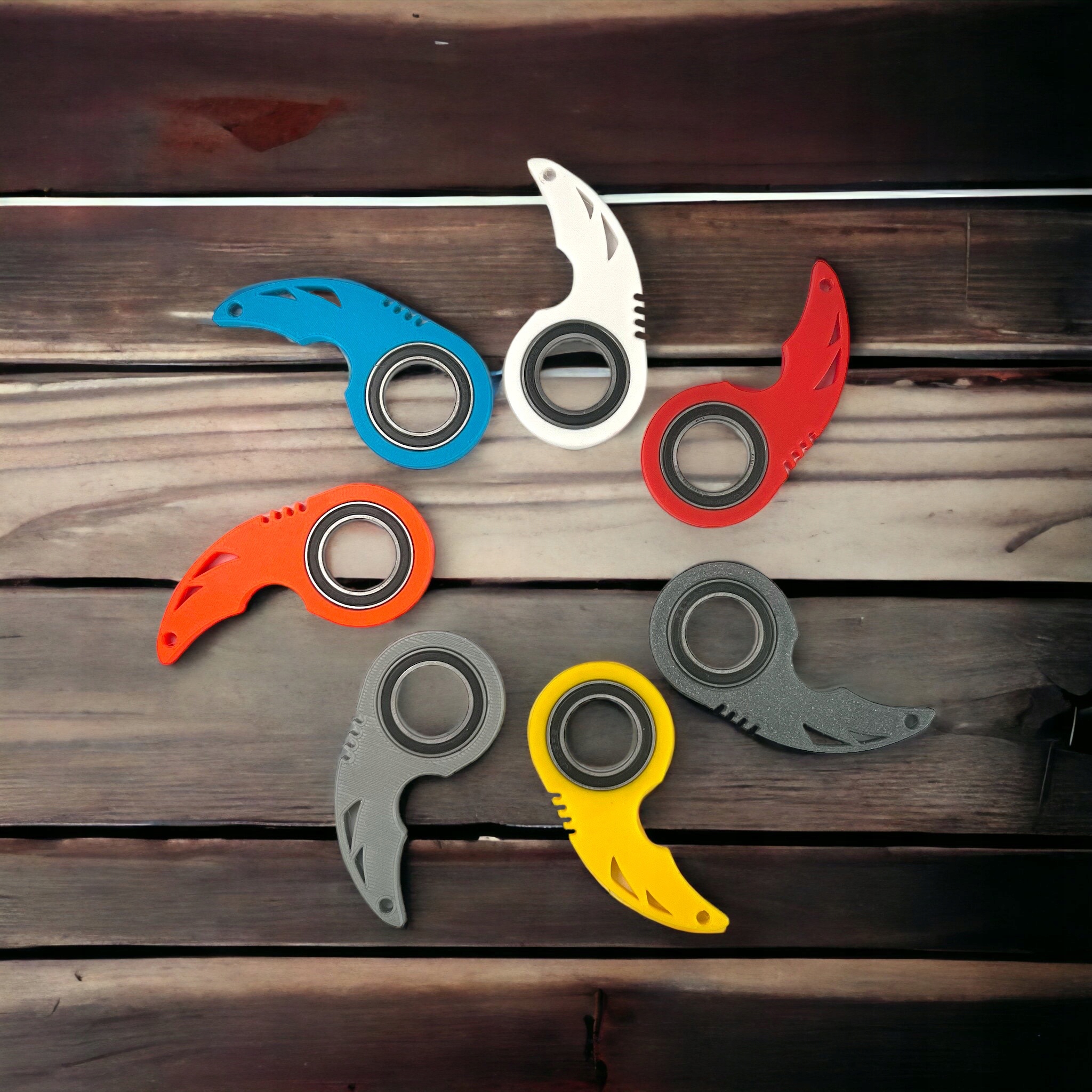 KAJAWIS KEYRAMBIT PRO brelok kluczy spinner WZORY kolory breloczek Kolor wielokolorowy