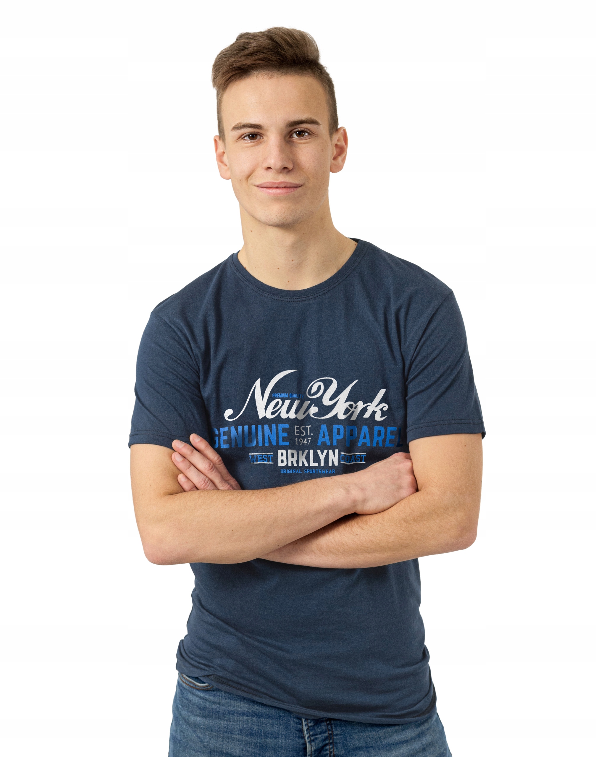 

Duża Koszulka Podkoszulek Tshirt Męski KM16-4 6XL