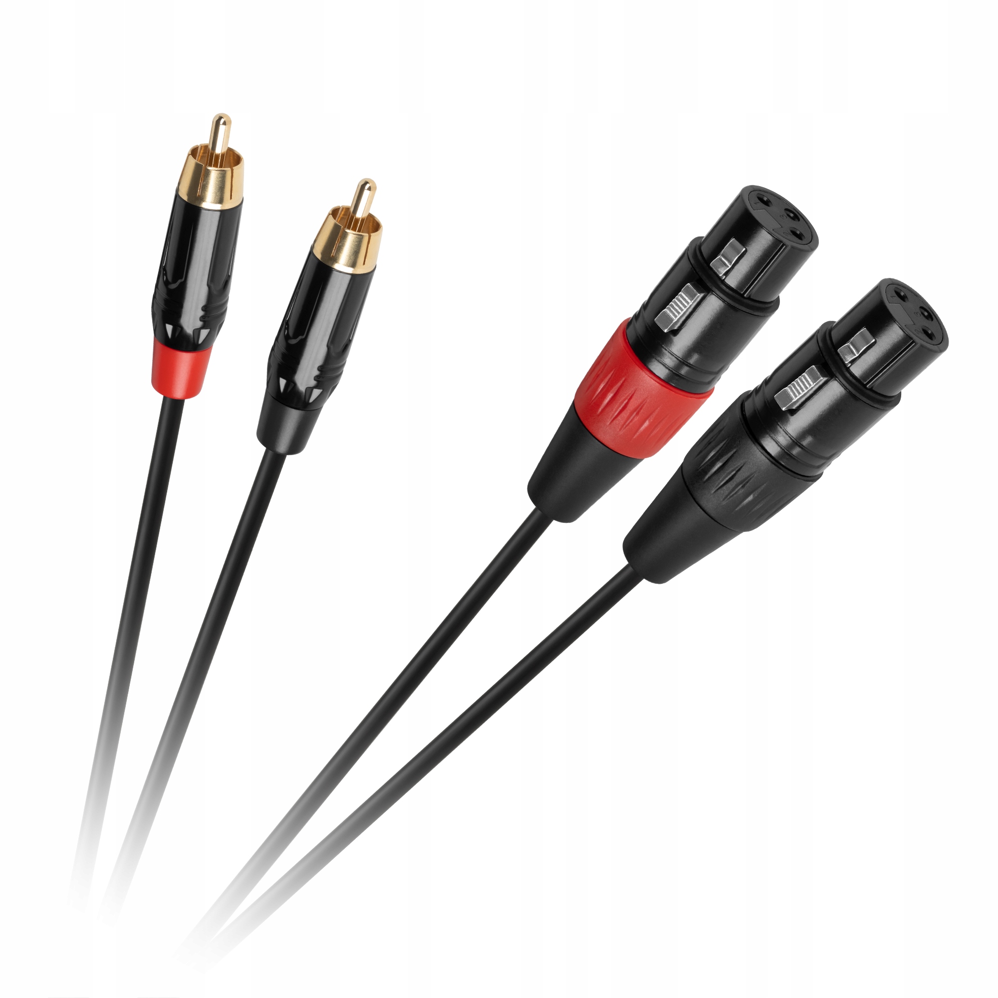 Kabel połączeniowy Cabletech Xlr 2RCA 1m Cabletech