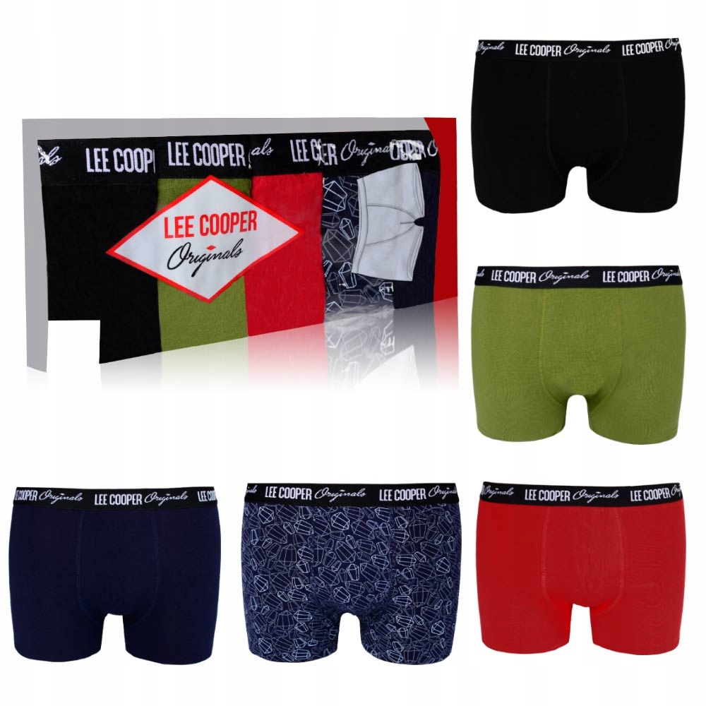 

Lee Cooper Bokserki Męskie 39170 5szt. 3XL