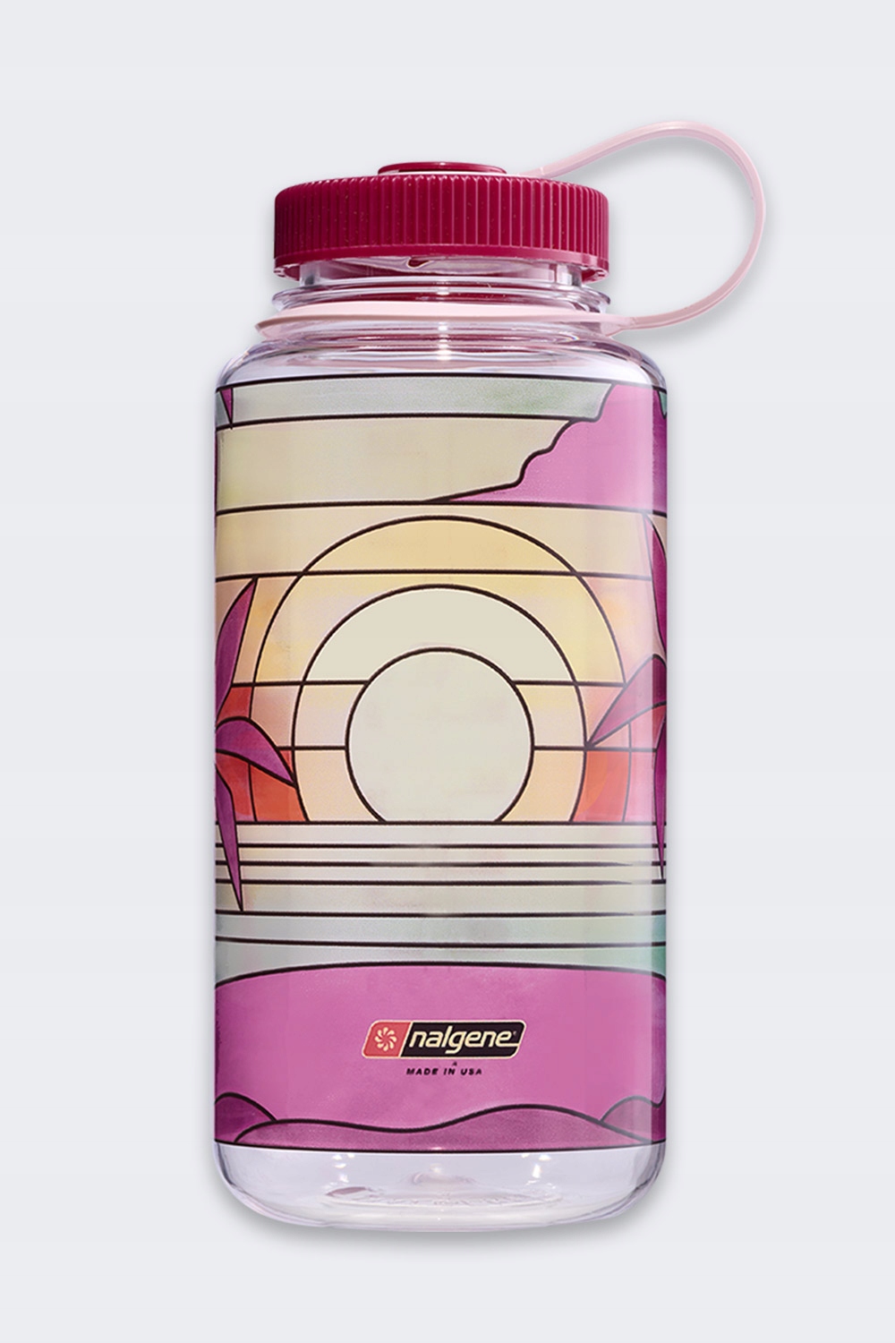 Butelka Nalgene na trening do wody z Szerokim Ustnikiem Wm duża 1L kolorowa