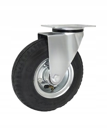 KOŁO KÓŁKO POMPOWANE SKRĘTNE OBROTOWE 225 mm 100kg