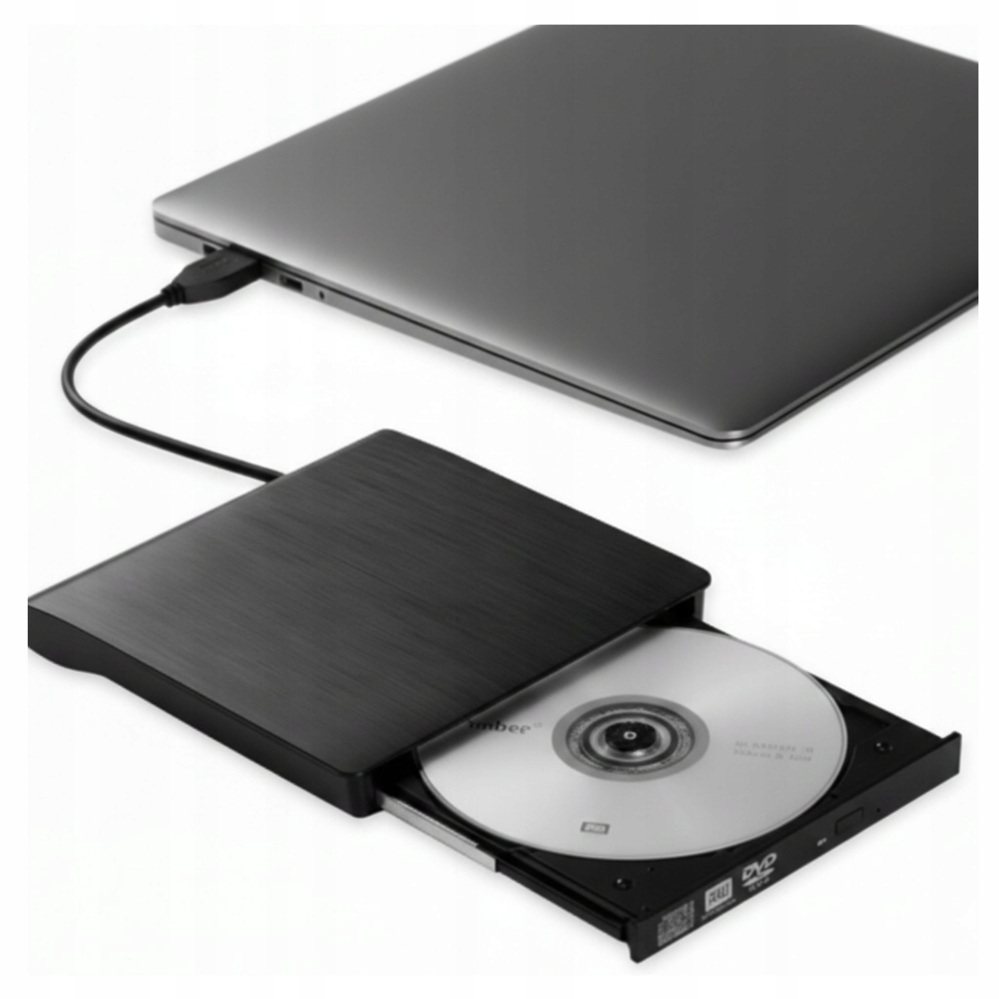 Zewnętrzny Napęd Usb 3.0 CD/DVD – Nagrywarka I Odtwarzacz Laptop Pc Mac Pro