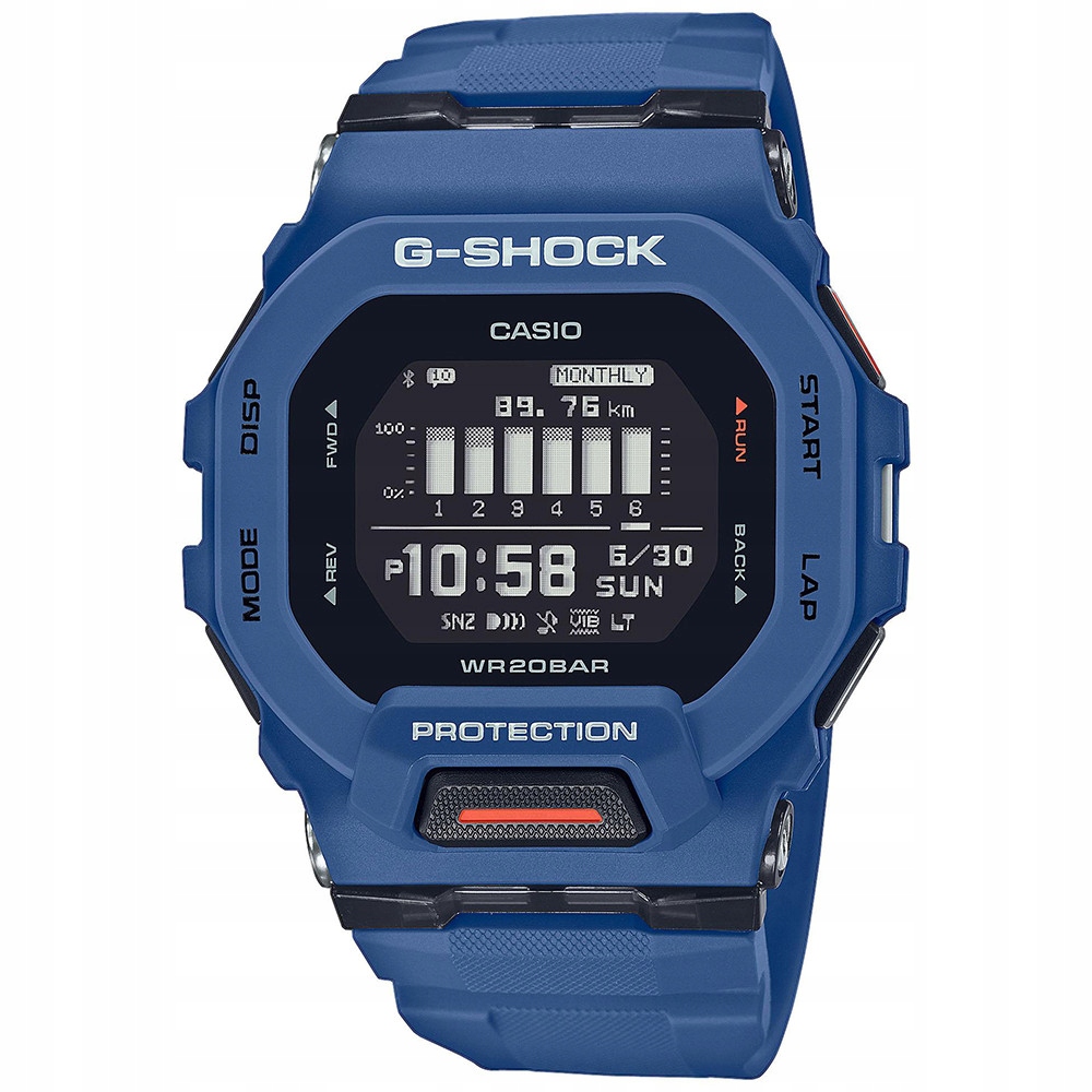 Casio G-Shock GBD-200-2ER Bluetooth 200 m Modrý