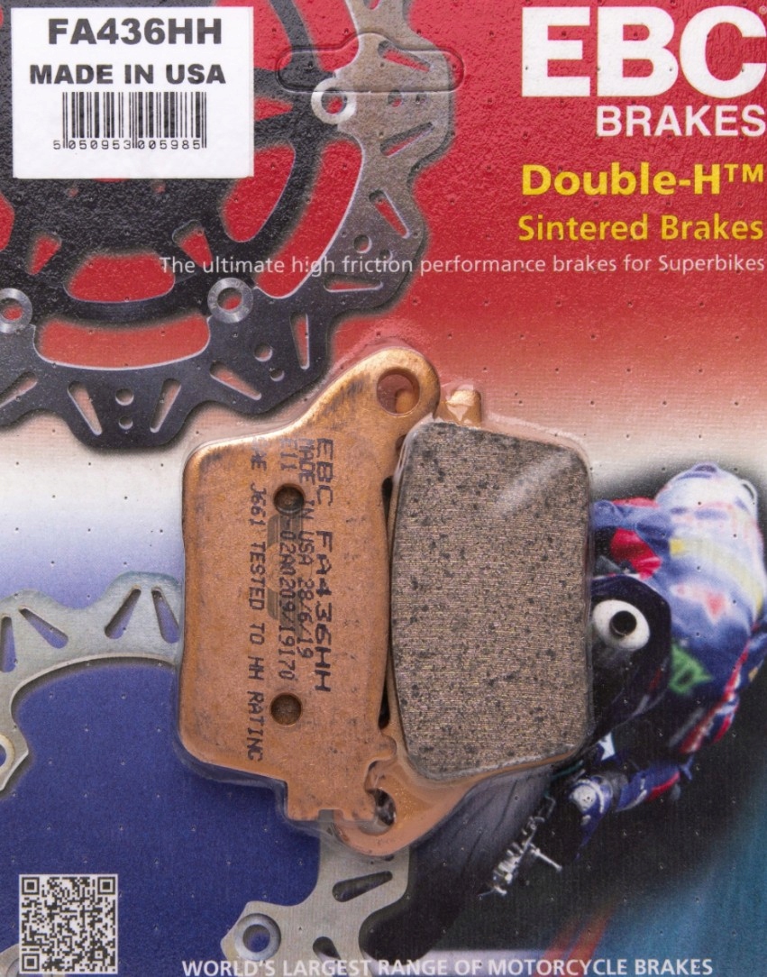 ТОРМОЗНЫЕ КОЛОДКИ EBC FA436HH HONDA KAWASAKI