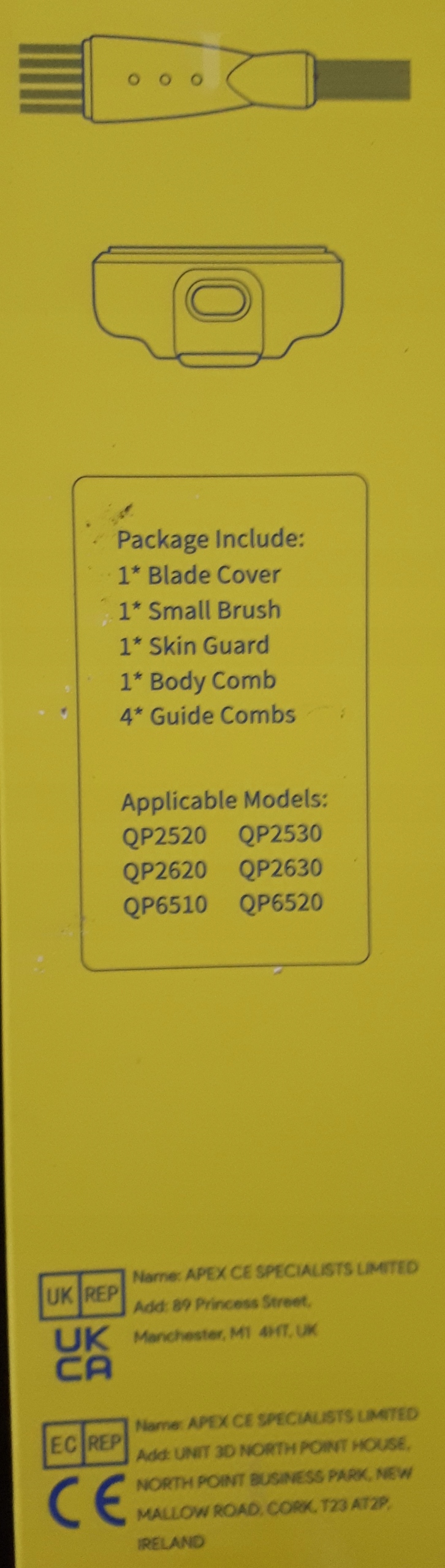 8 x PHILIPS Nasadka Nakładka OneBlade One Blade Marka Philips