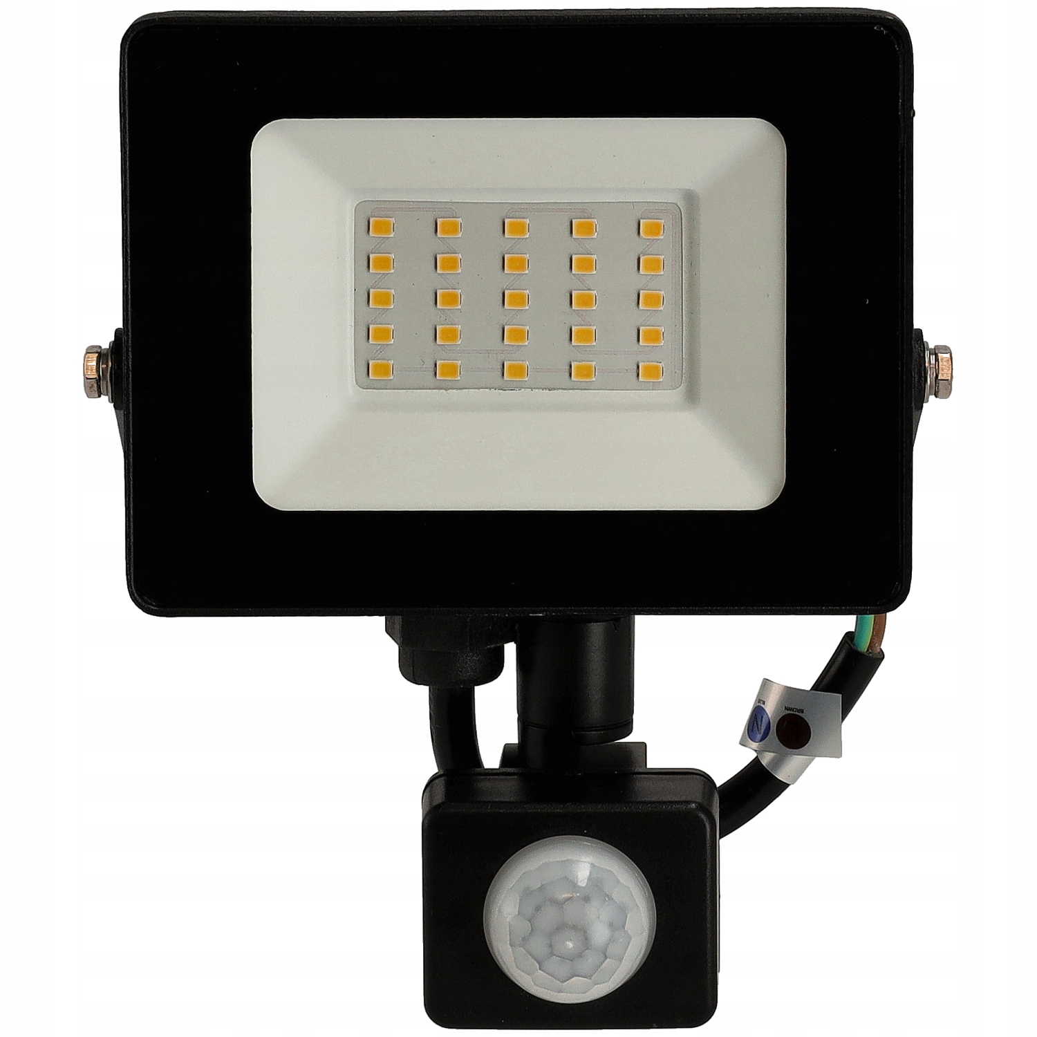 Halogen LED z Czujnikiem Ruchu 20W 1700LM Na Zimę Długość 16.5 cm