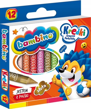 

Kredki tradycyjne Bambino 12 kol 520