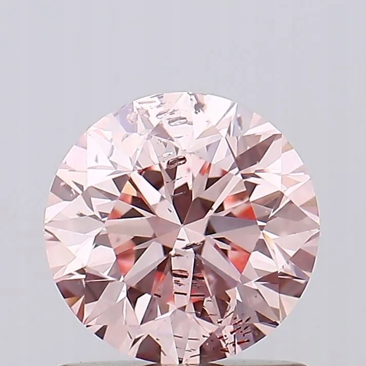 Diament 1,01 ct Okrągły Lab Fancy Intense Pink SI2 IGI - Diament Expert