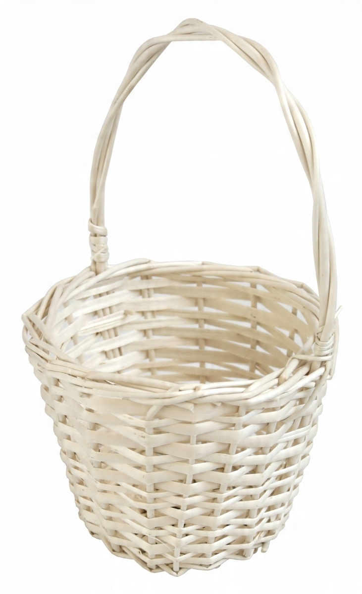 

Koszyczek Wielkanocny Biały (Taśma/14cm)