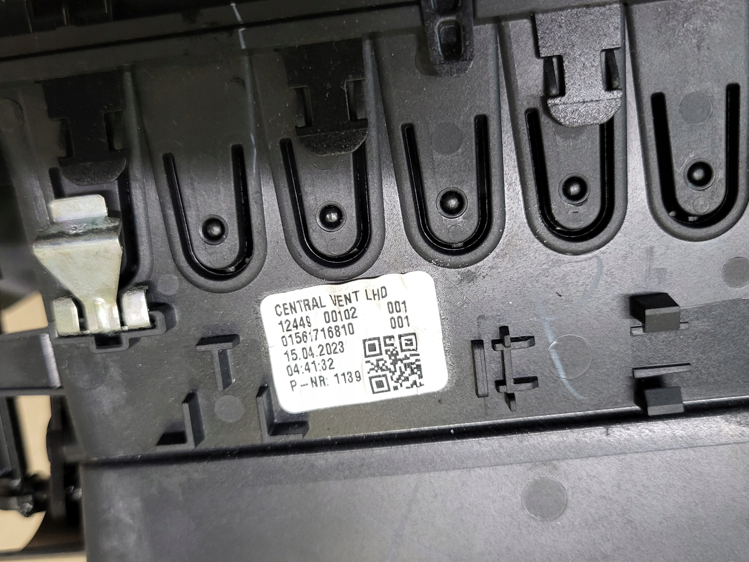 grid air conditioning devices Z of the dashboard central PANEL controls Alfa Romeo Tonale OE EU
