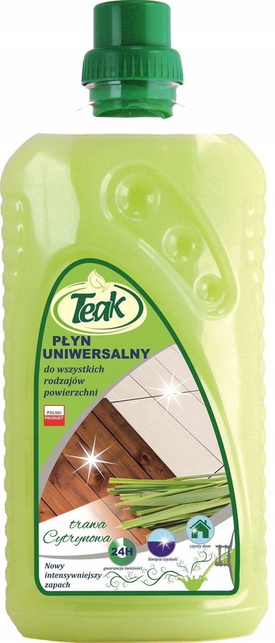 

Teak Płyn Uniwersalny Trawa Cytrynowa 1L