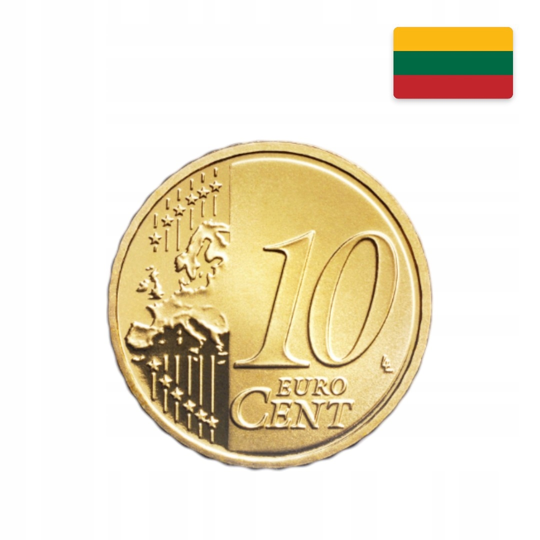 Moneta – Litwa – 10 eurocentów – 2021 – UNC