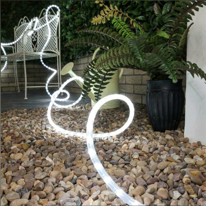 WĄŻ ŚWIETLNY LED CHOINKOWY BIAŁY ZIMNY ZEWNĘTRZNY Kod producenta W100MW