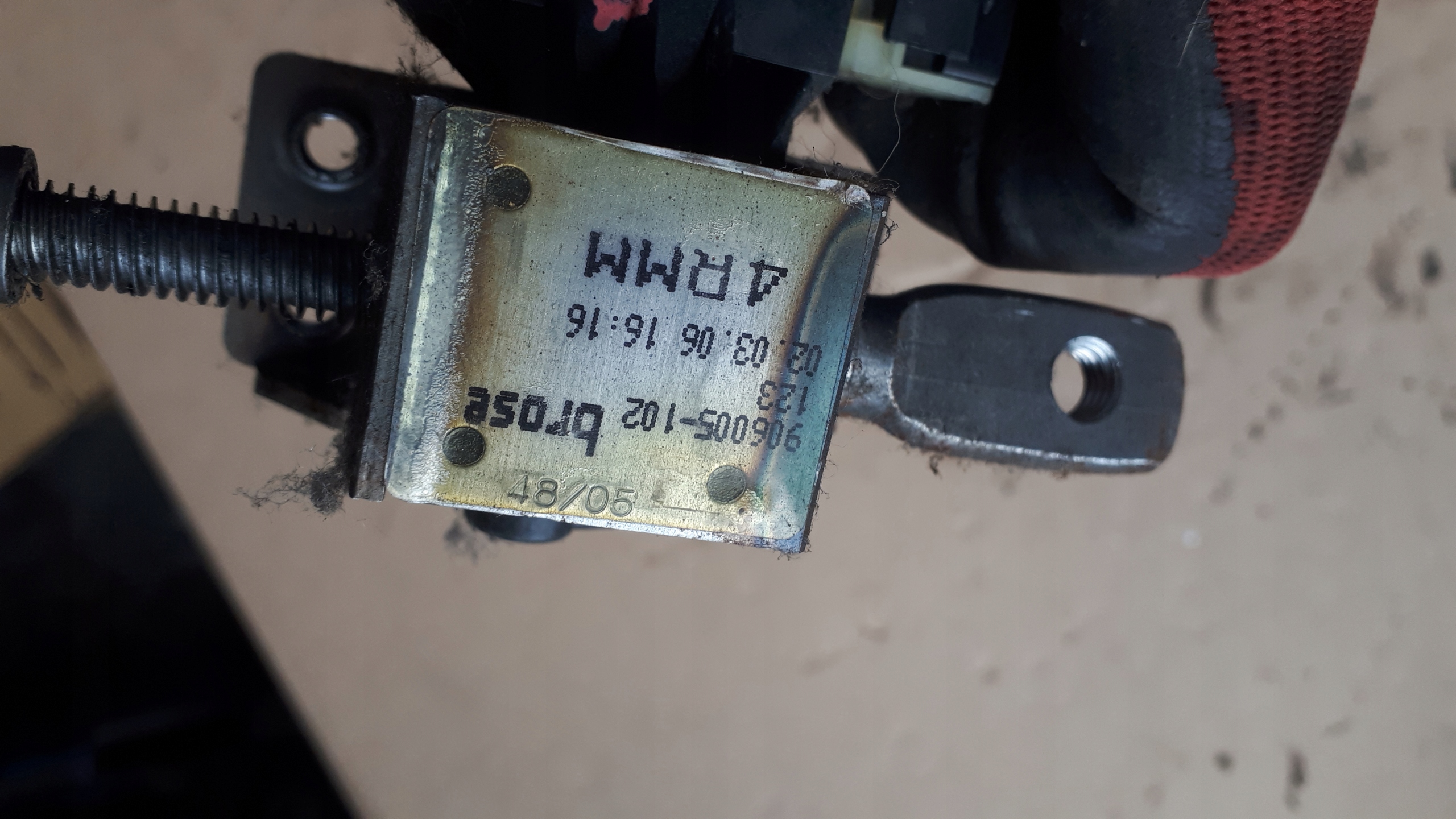A4 B7 B6 mini motor seat 906005-102 front A6 C6