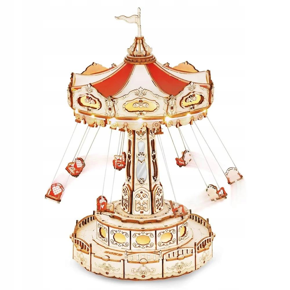 

Robotime Drewniane Puzzle 3D Pozytywka Huśtawki