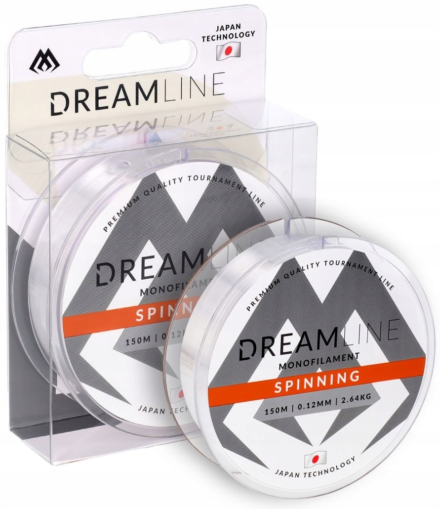Żyłka Mikado Dreamline Spinning clear 150m 0,24mm
