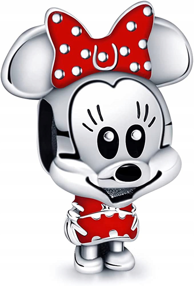 

Charms Myszka Minnie Srebro S925 Beads Koralik