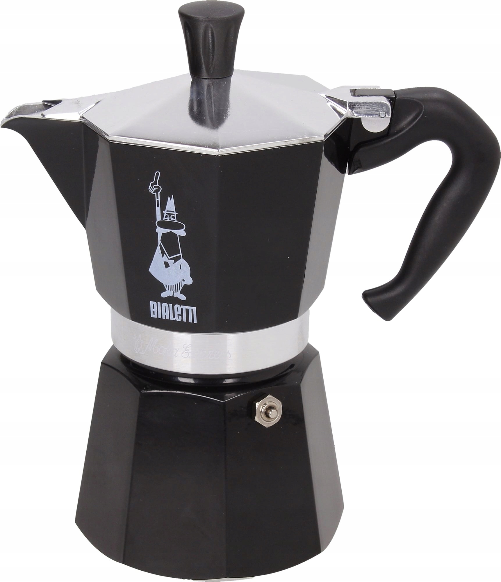 

Ekskluzywna Kawiarka Moka 3 Czarna fil Bialetti
