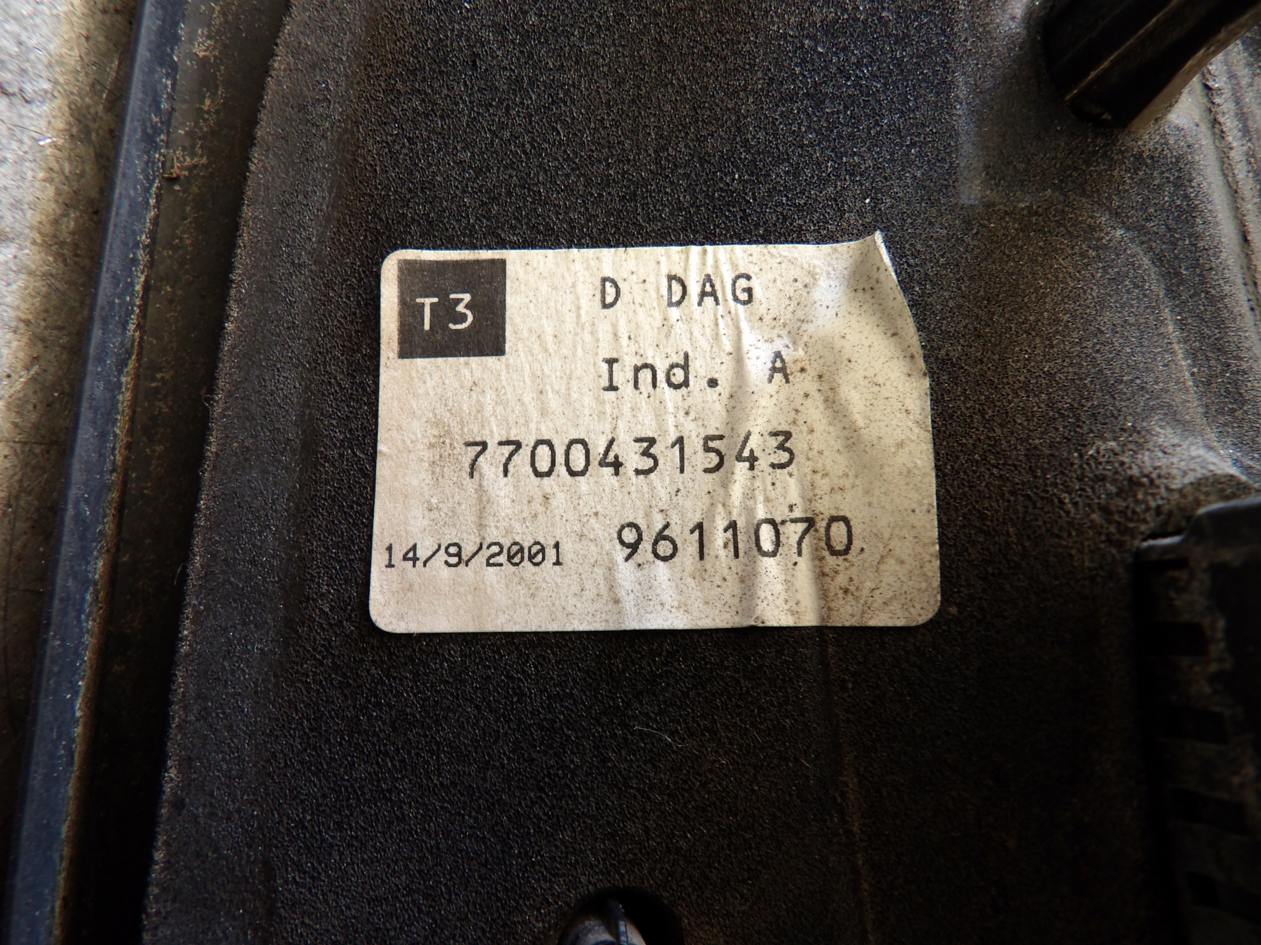 Renault Scenic and mirror right 7700431543 9611070