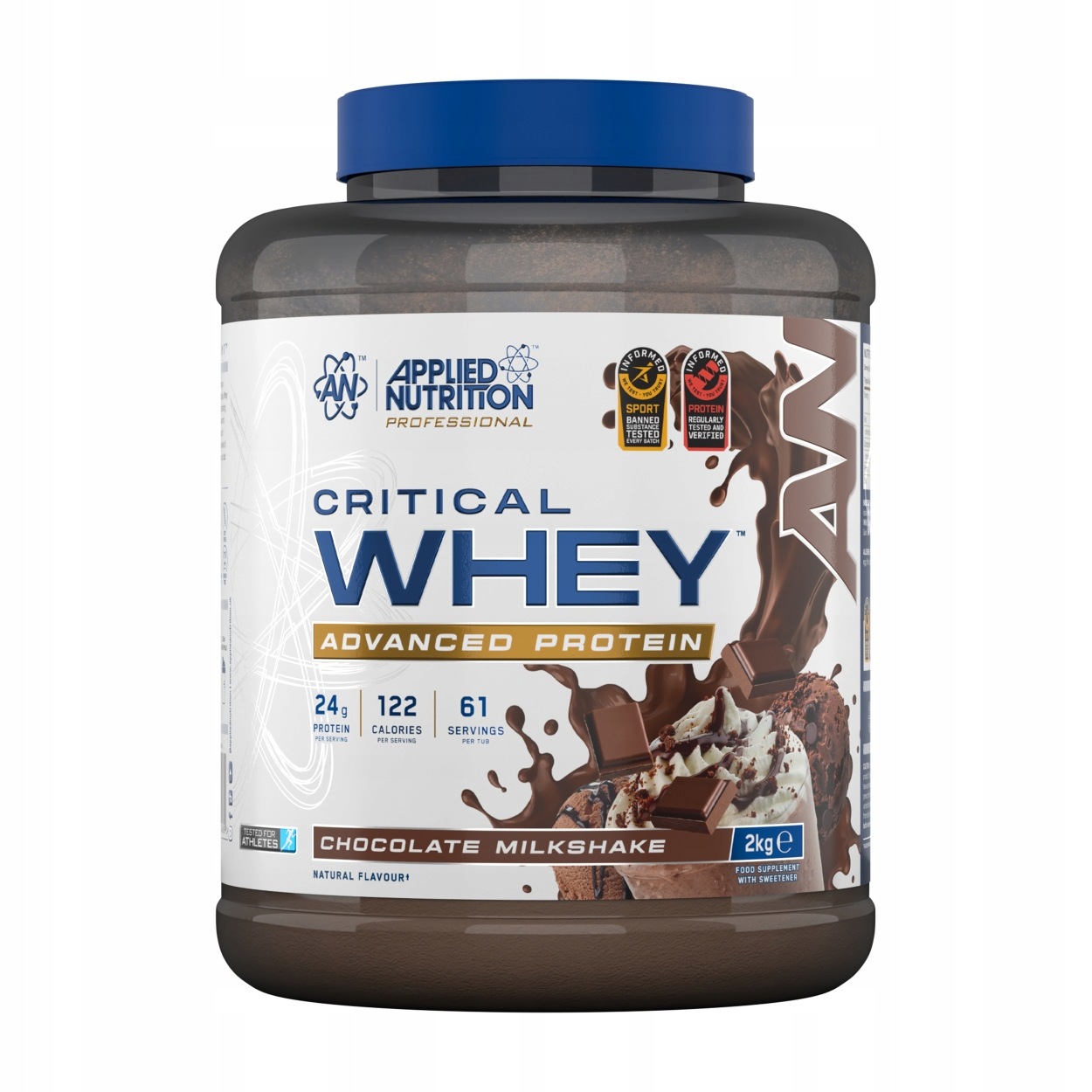 Applied Nutrition Critical Whey 2000 g Chocolate Milkshake Protein