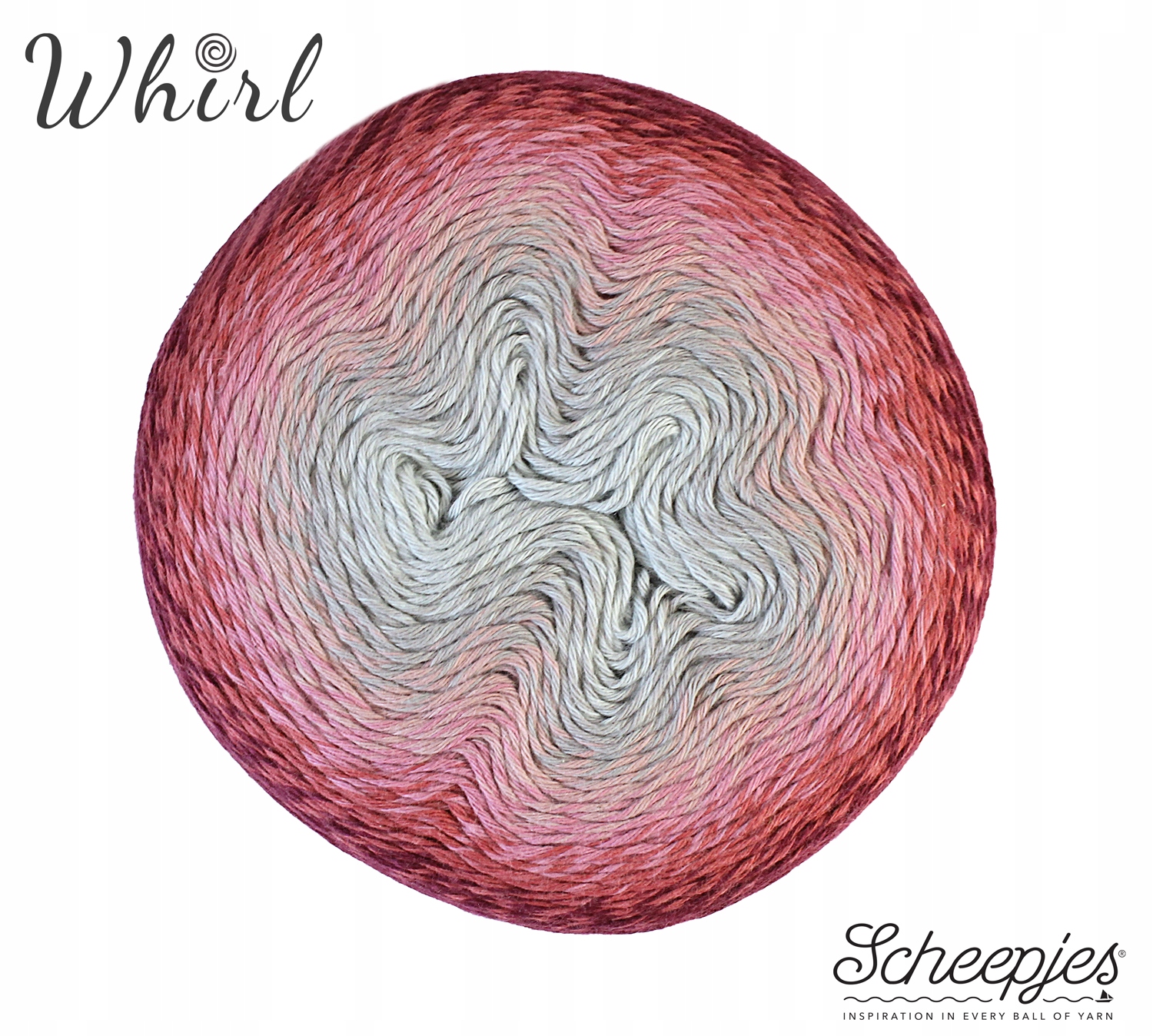 Příze Scheepjes Whirl 753 Slice O Cherry Pie