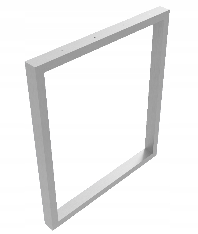 Noha nohy z nehrdzavejúcej ocele pre stôl 60x72 cm loft