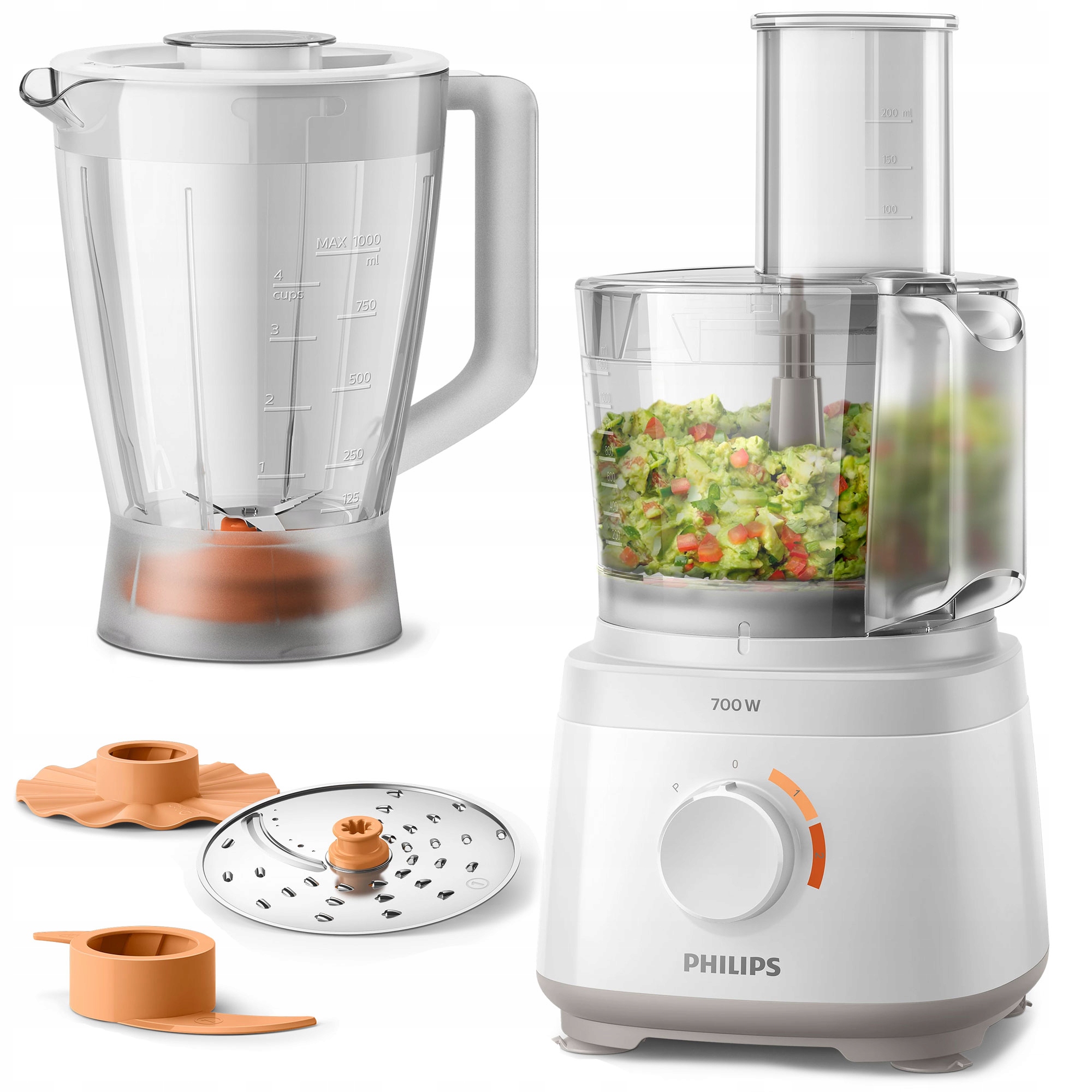 Philips HR7320 Daily Collection Kompaktní kuchyňský robot 700W, 19 funkcí