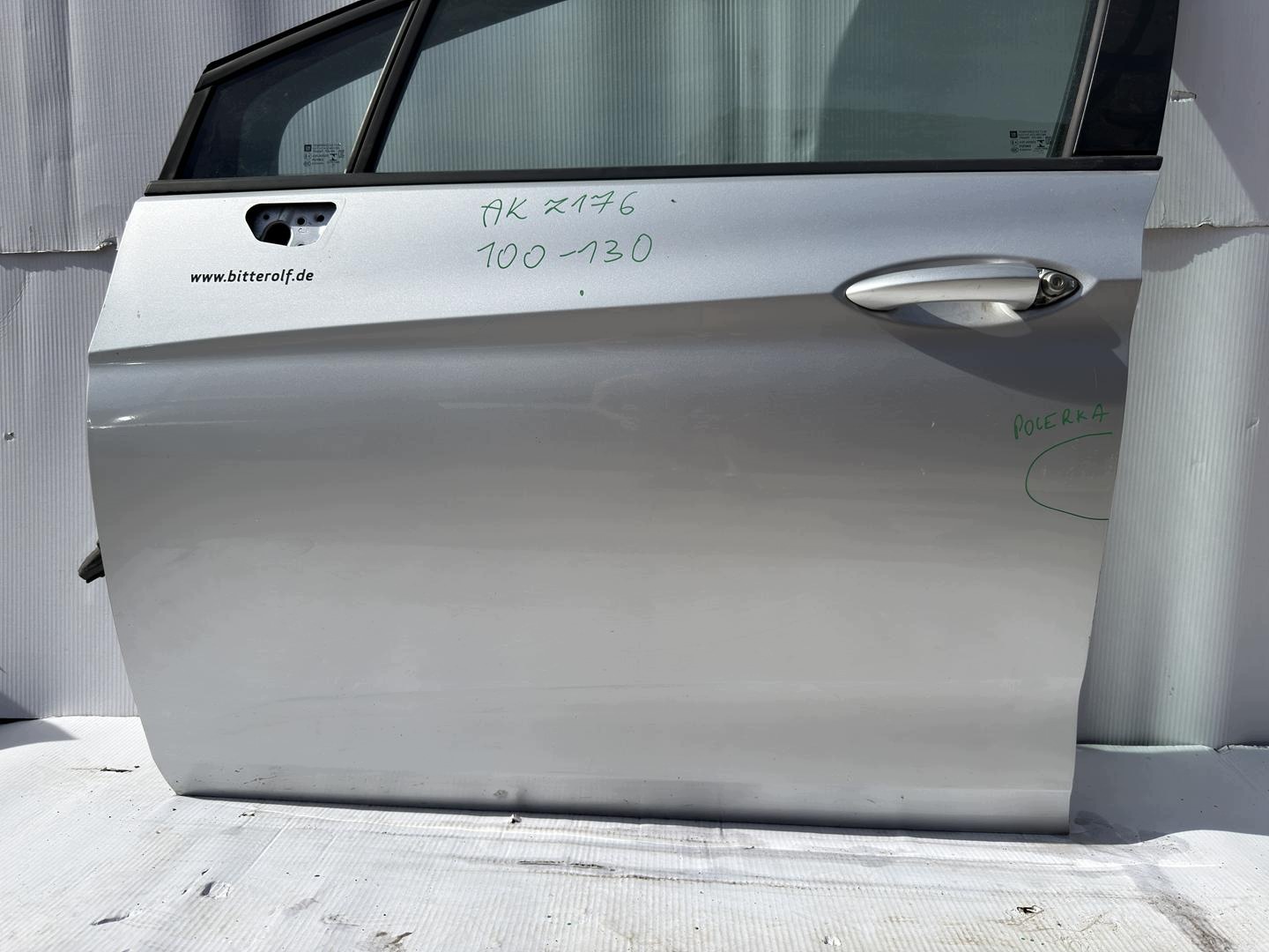 OPEL ASTRA K door left front left front silver Z176 GAN