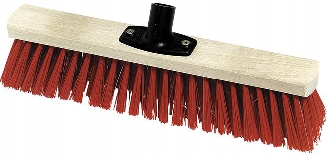 Průmyslová metla s elastonovými štětinami 100 cm s úchytem