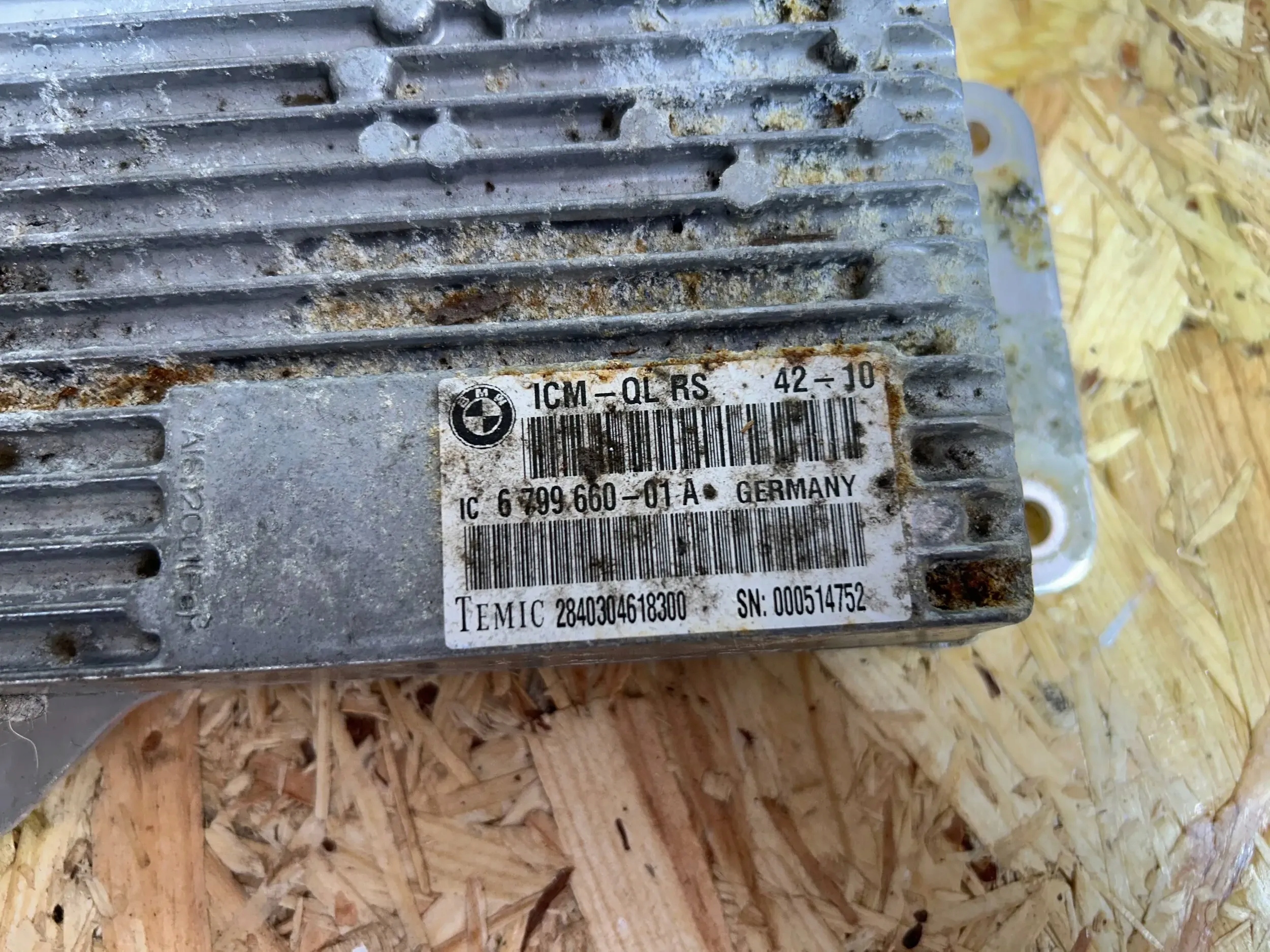 control unit module springing BMW 5 F10 F11 2013 6799660