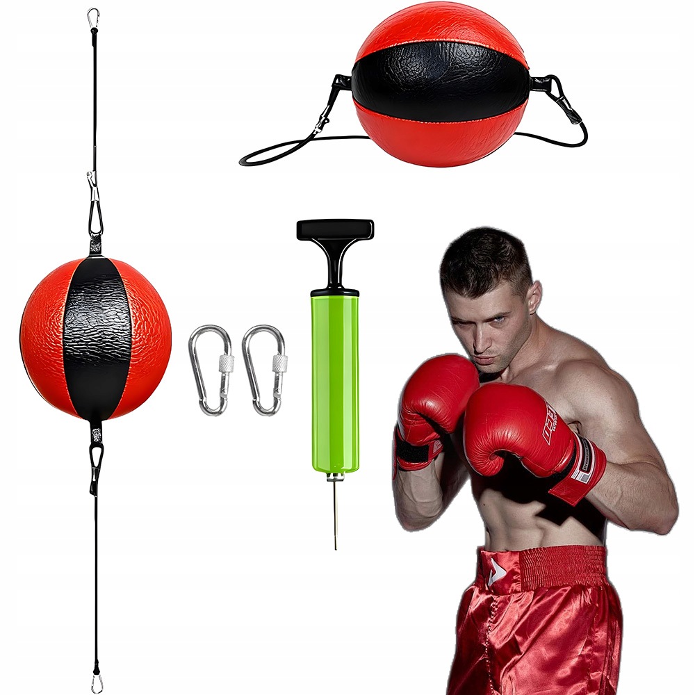 Treningowy Worek Refleksowy Pu Boks Mma Koordynacja Wytrzymałość