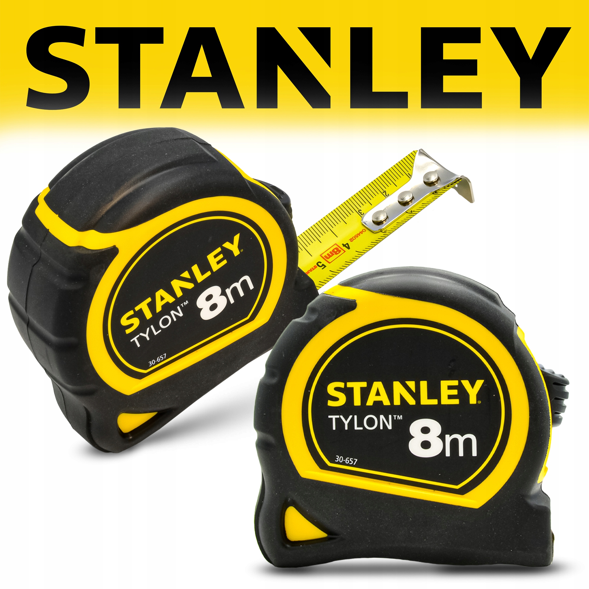 Taśma Miernicza Miara Zwijana 8m Metrówka Tylon Marka Stanley