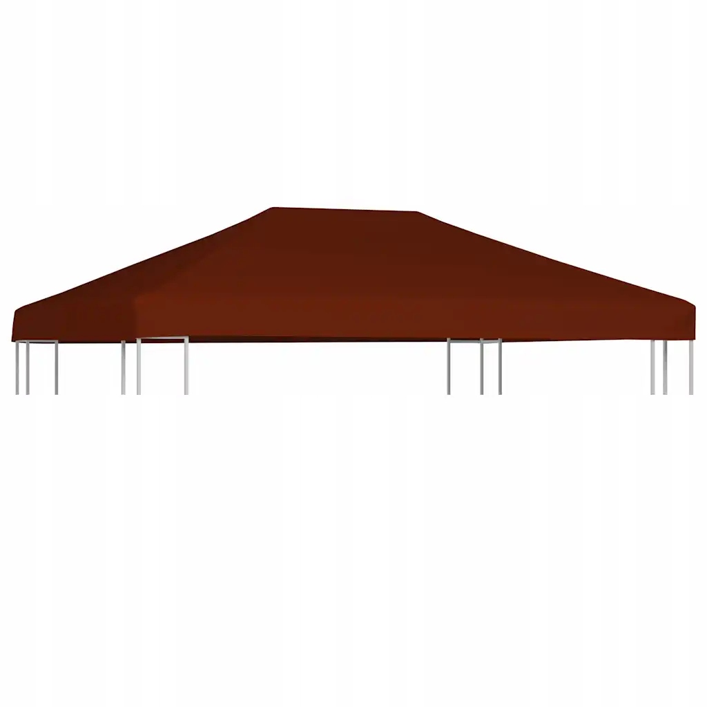 Zastřešení zahradního altánu terakota 3 x 4 m z Pvc 310 g/m²