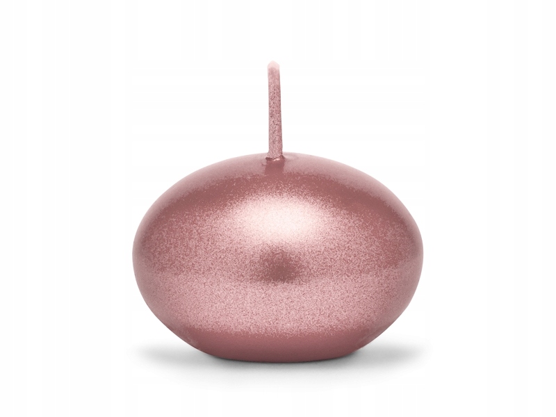 PŁYWAJĄCE ŚWIECE ŚWIECZKA WESELE ROSE GOLD Różowe